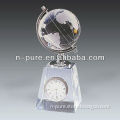 K9 Crystal Table Clock with Globe